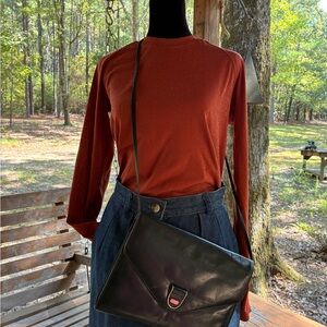 Athleta Terracotta Long Sleeve Top